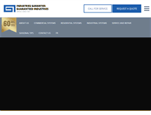 Tablet Screenshot of guaranteedindustries.com